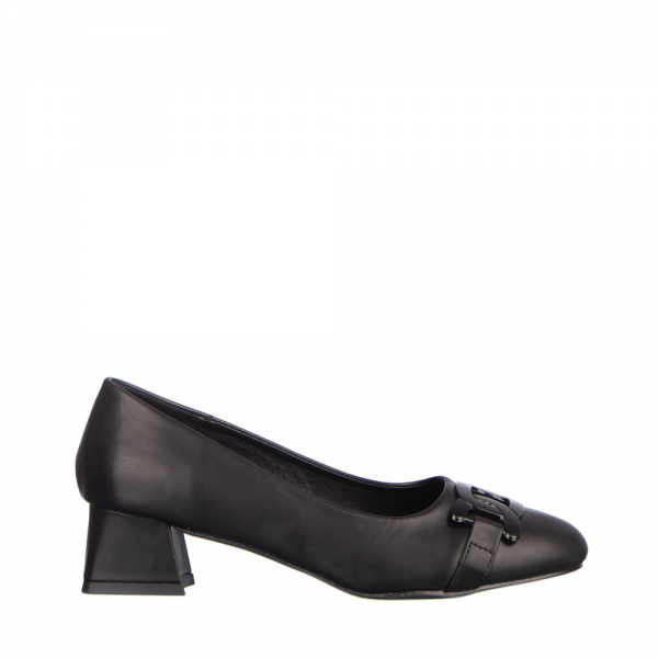 Γυναικεία παπούτσια  Emina μαύρα, 2 - Kalapod.gr